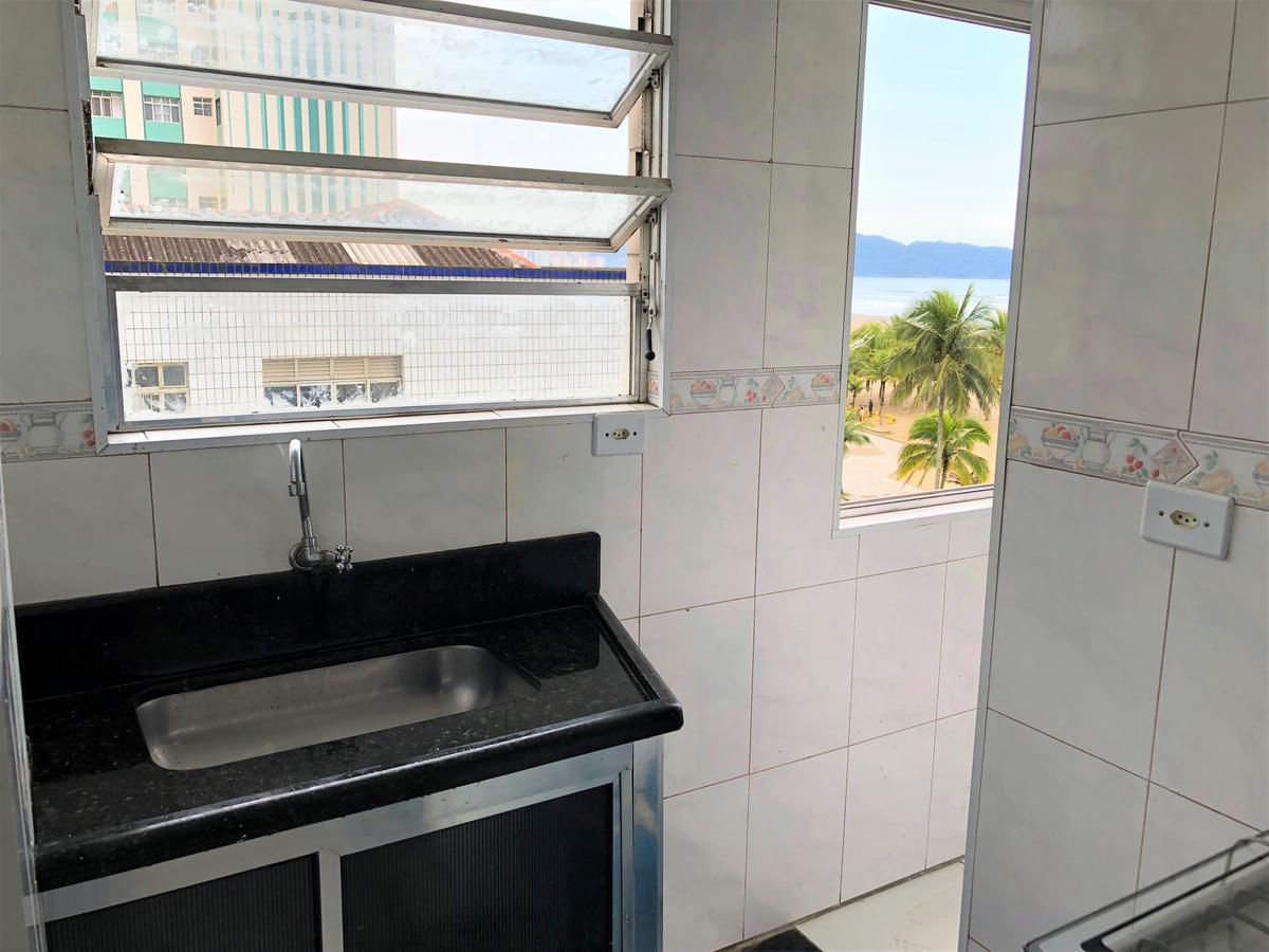 Apto Frente Ao Mar Com Vista Maravilhosa Appartement Praia Grande  Buitenkant foto