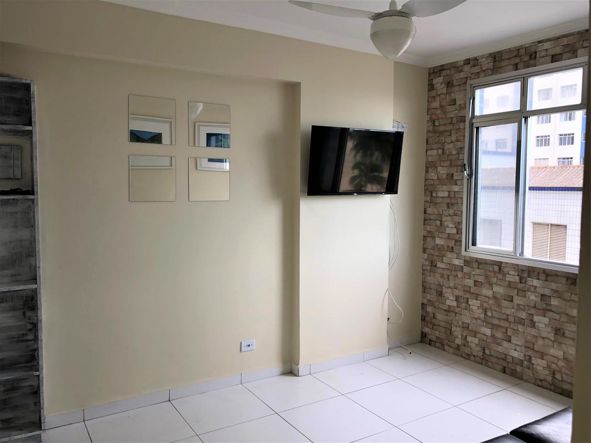 Apto Frente Ao Mar Com Vista Maravilhosa Appartement Praia Grande  Buitenkant foto